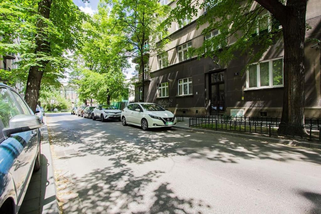 Spacious 3Br Apartment With Ac In Living Room, 2 Balconies Краків Екстер'єр фото