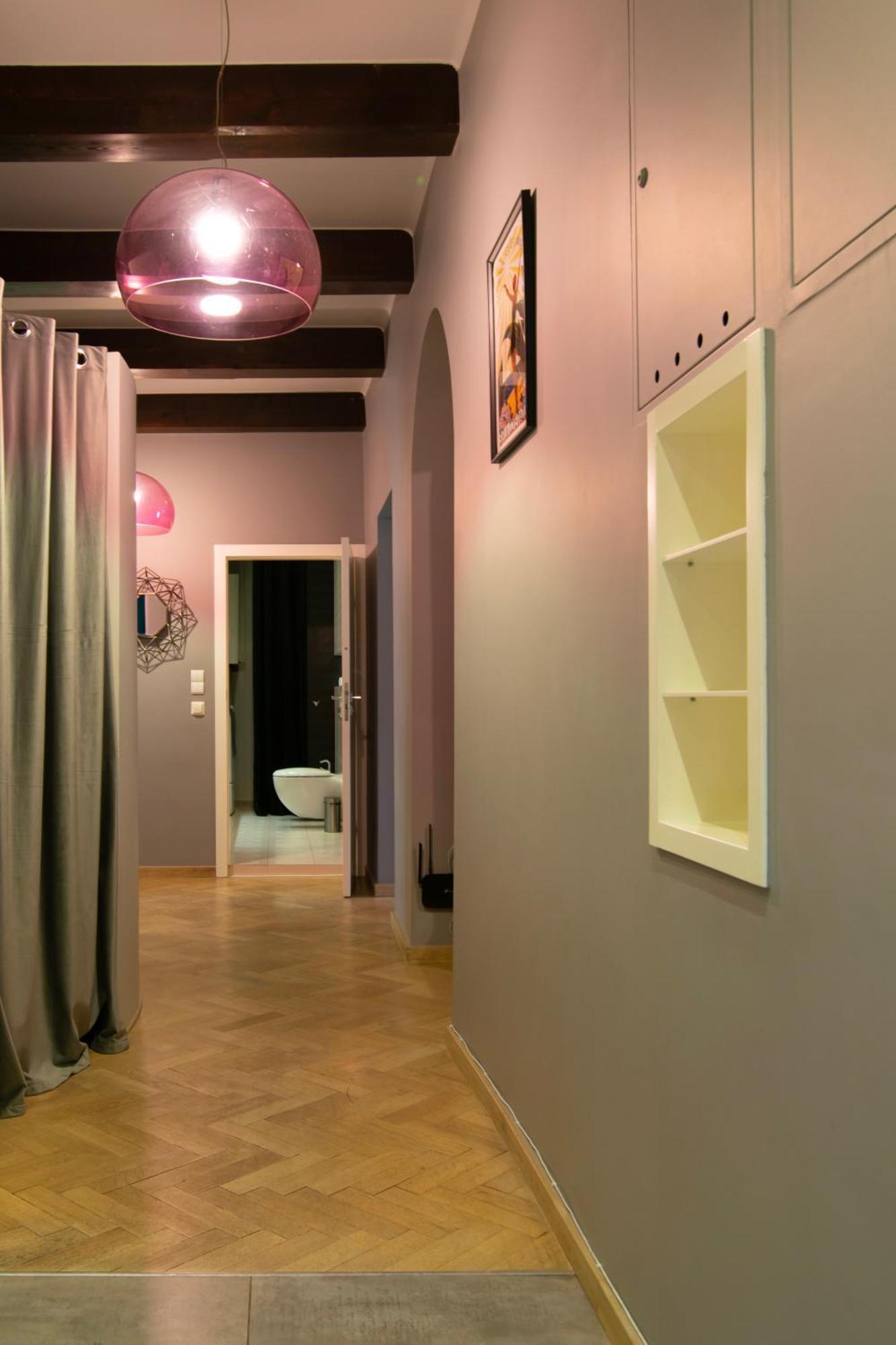 Spacious 3Br Apartment With Ac In Living Room, 2 Balconies Краків Екстер'єр фото